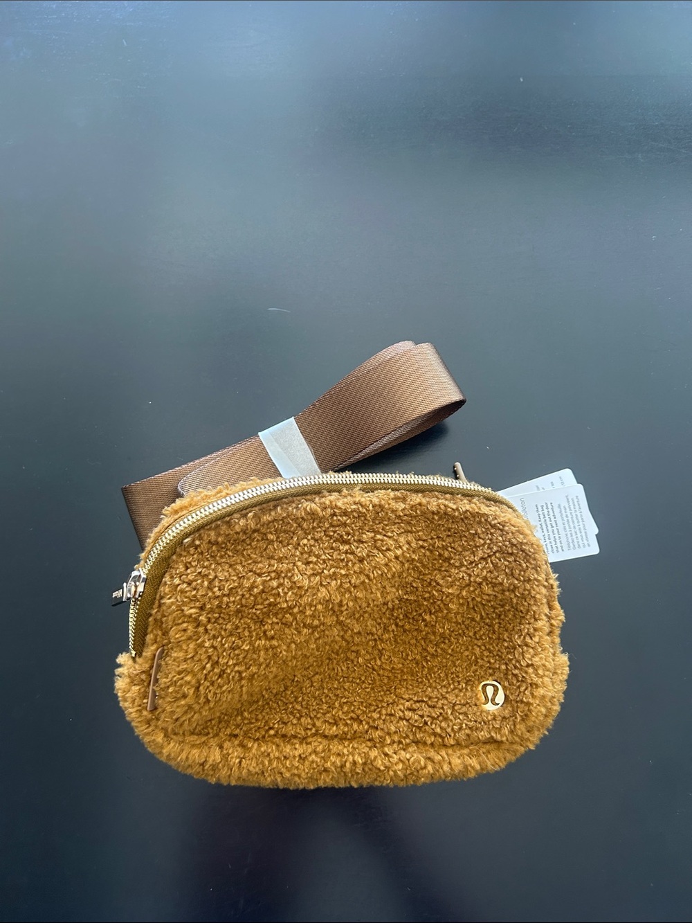 Lululemon Brown Sherpa Crossbody Bag *NEW*